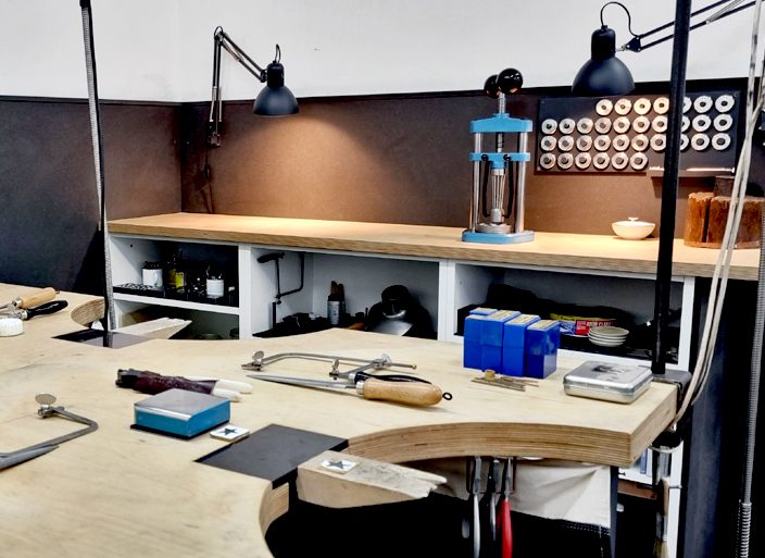 Montag Abend Goldschmieden | Astrid Eckert | Goldschmiedekurs Hamburg