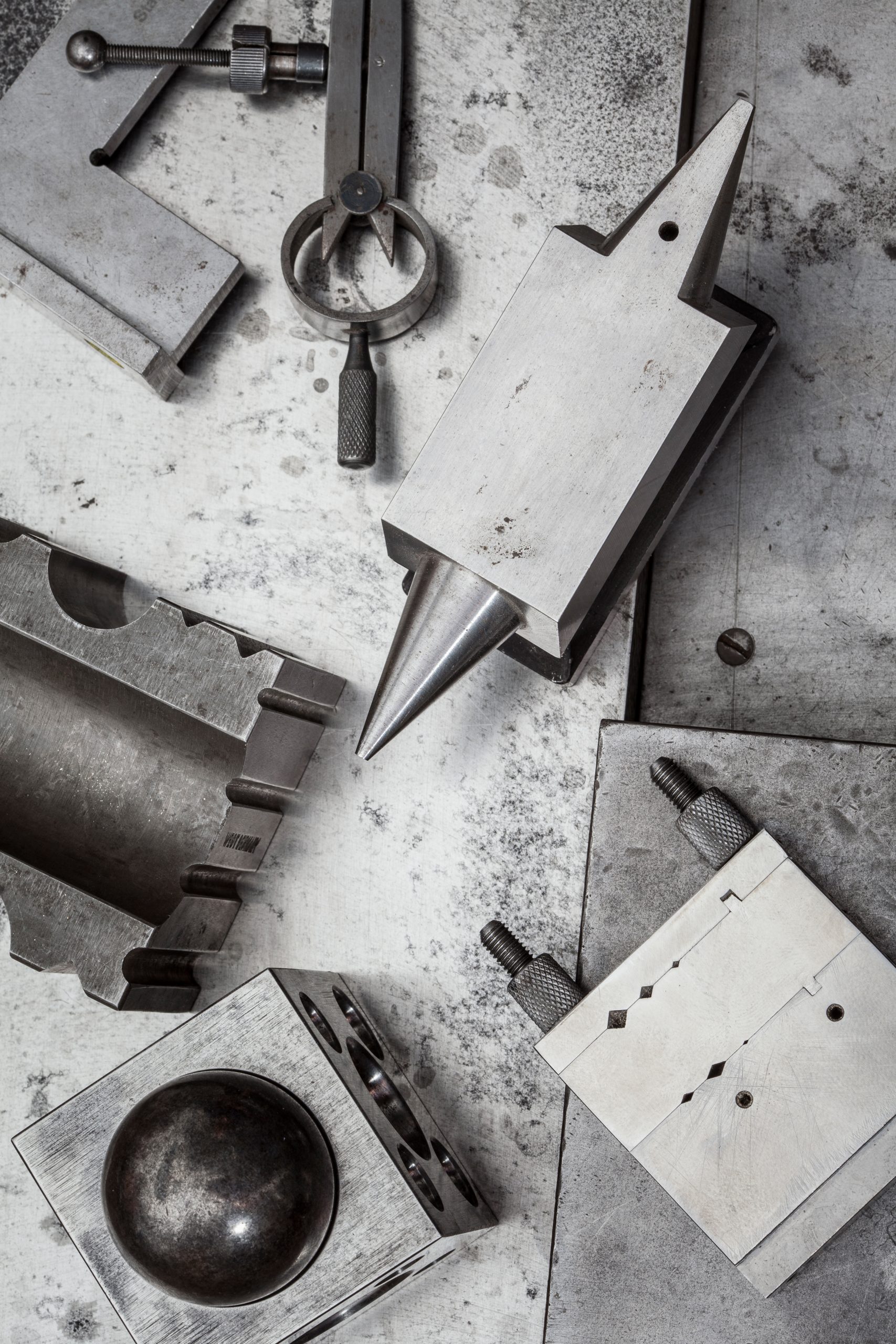 Goldschmiede-Werkzeug im Atelier von Astrid Eckert