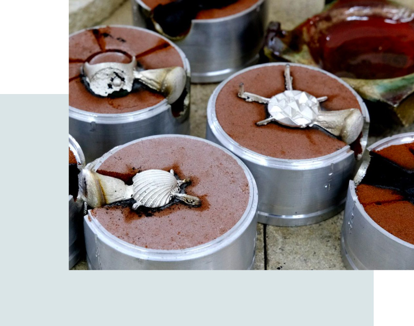 Sandguss-Workshop | Astrid Eckert | Goldschmiedekurs Hamburg Sandguss-Workshop | Astrid Eckert | Goldschmiedekurs Hamburg